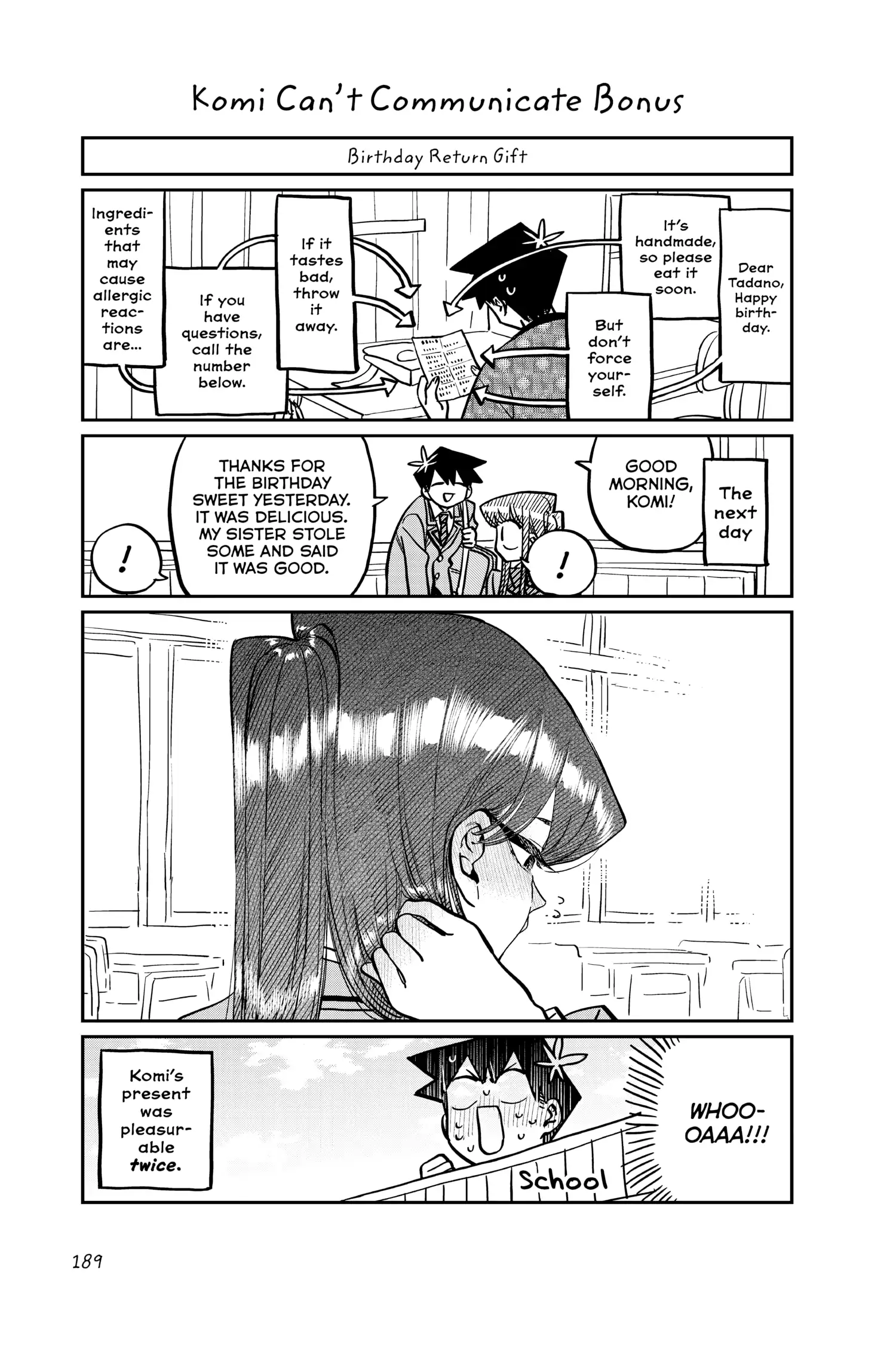 Komi-san wa Komyushou Desu Chapter 269.5 2